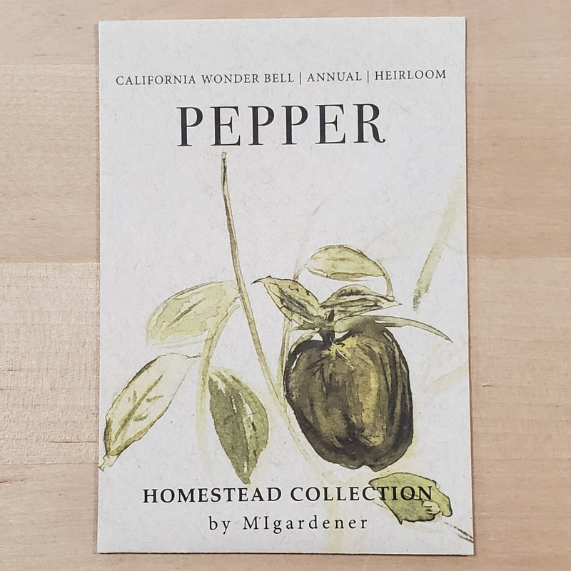 California Wonder Bell Pepper - Homestead Collection