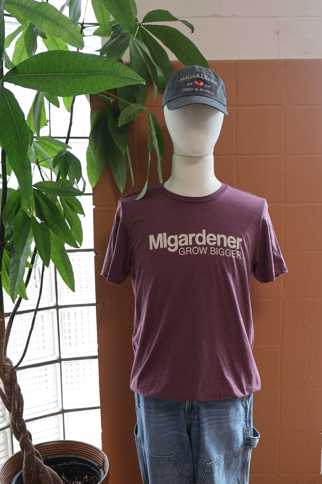 plant seeds grow gardens shirt MIgardener Grow Bigger T-Shirt