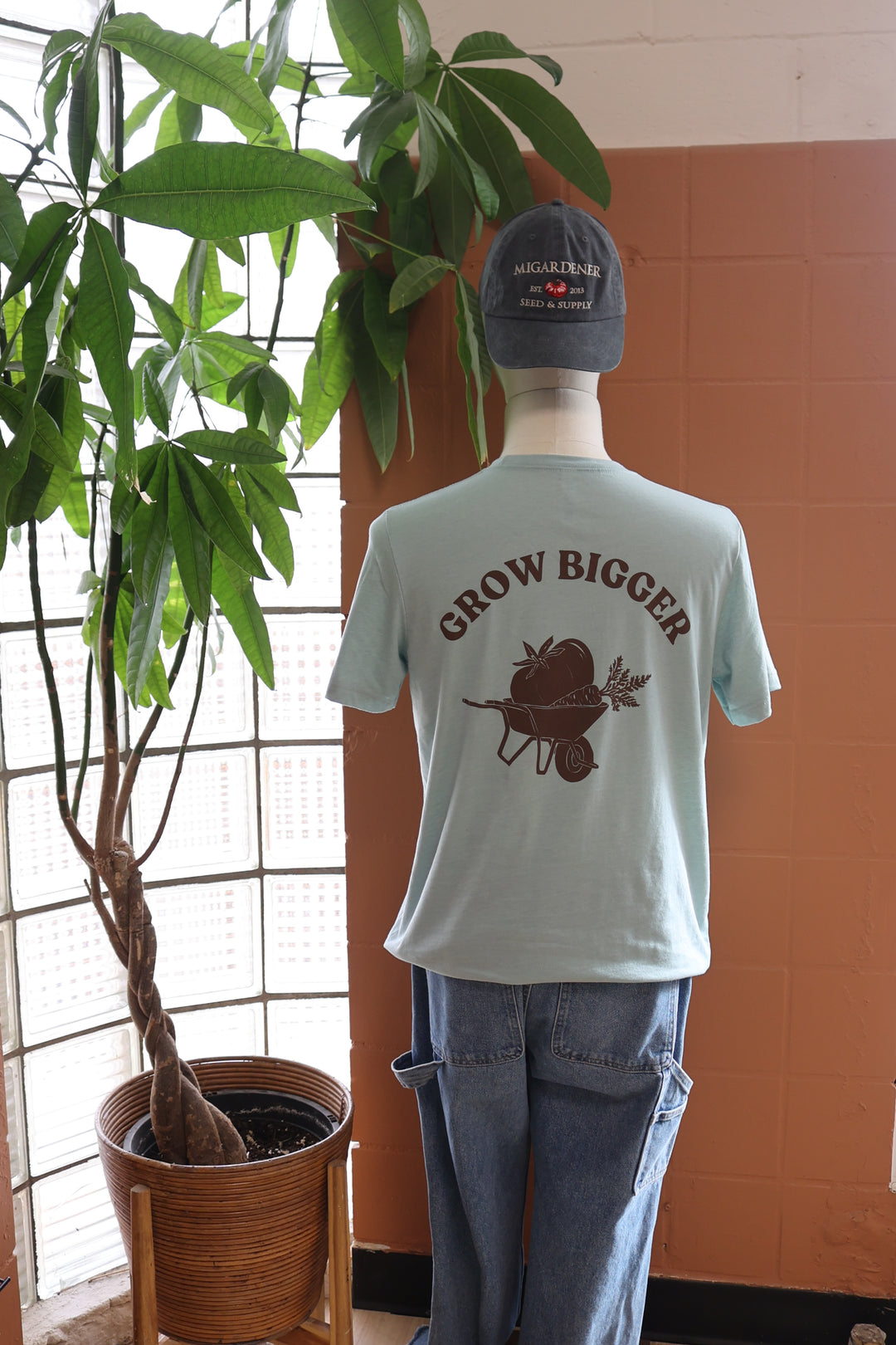plant seeds grow gardens shirt MIgardener Grow Bigger T-Shirt