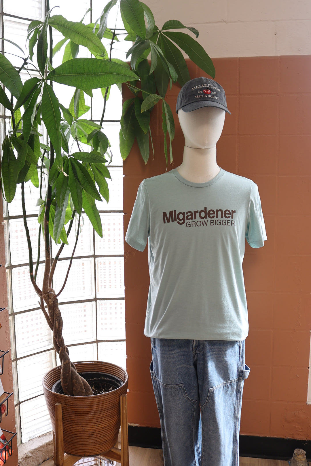 plant seeds grow gardens shirt MIgardener Grow Bigger T-Shirt