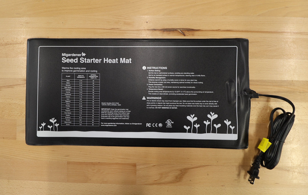plant seed heat mat MIgardener Premium Seed Starting Heat Mat