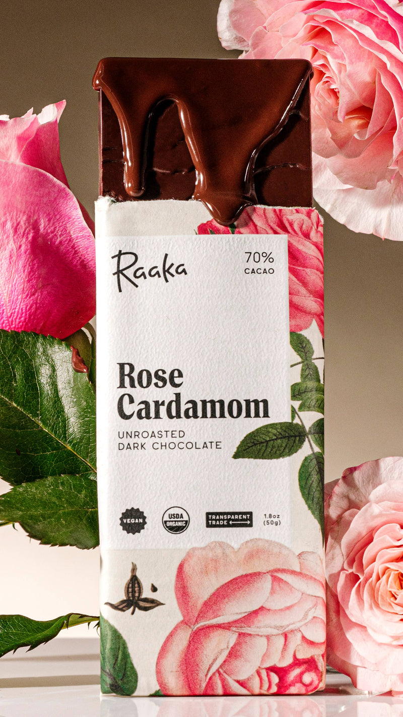 70% Rose Cardamom Bar - Valentine&