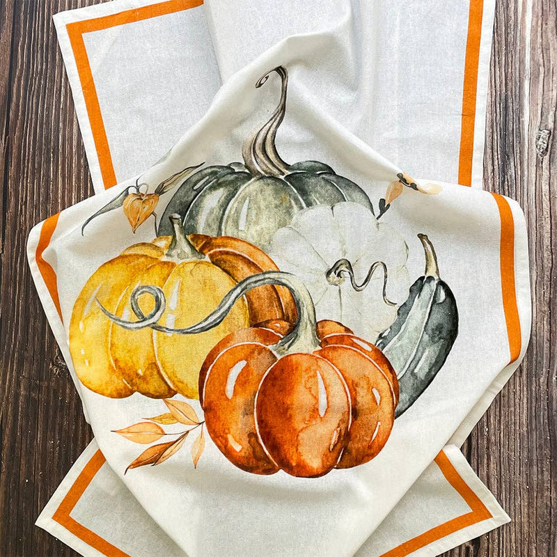 Pumpkins Floursack Floursack Kitchen Towel S/2