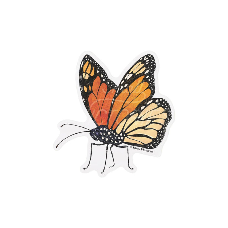 Eco-Sticker: Monarch Butterfly