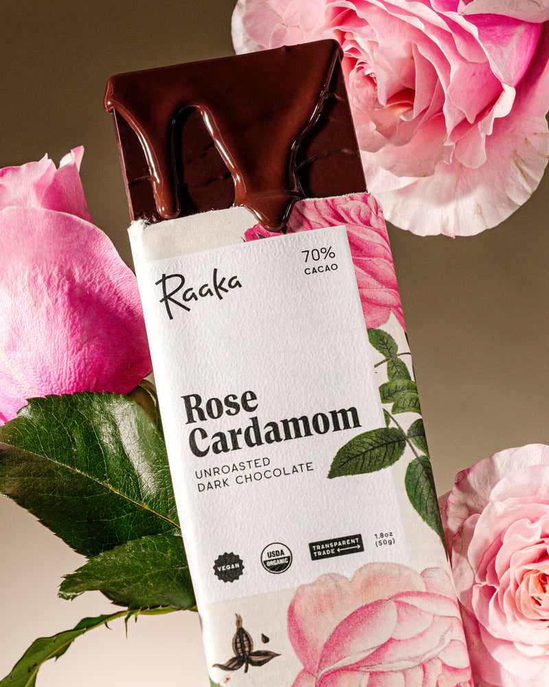 70% Rose Cardamom Bar - Valentine&