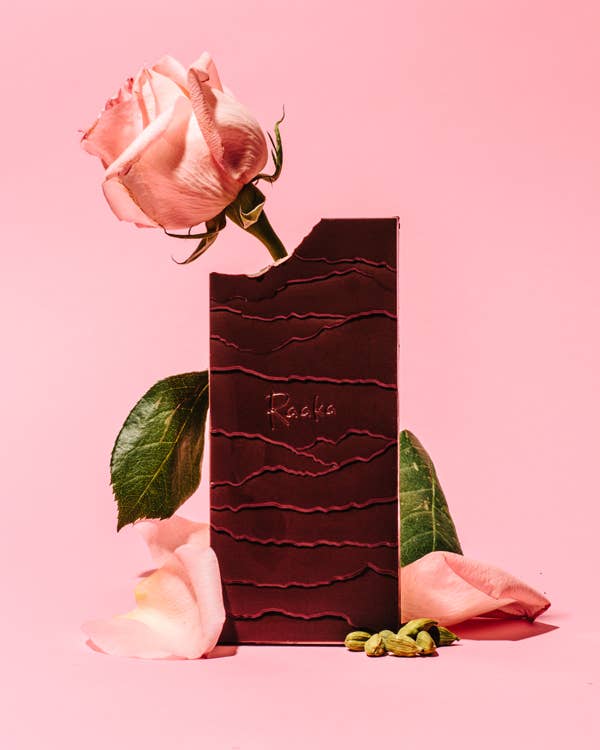 70% Rose Cardamom Bar - Valentine&