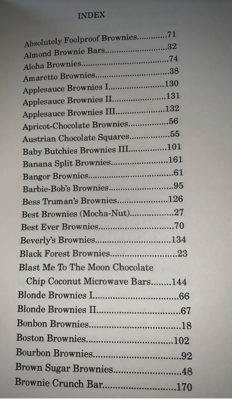 Brownie Recipes Book, includes 170+ recipes
