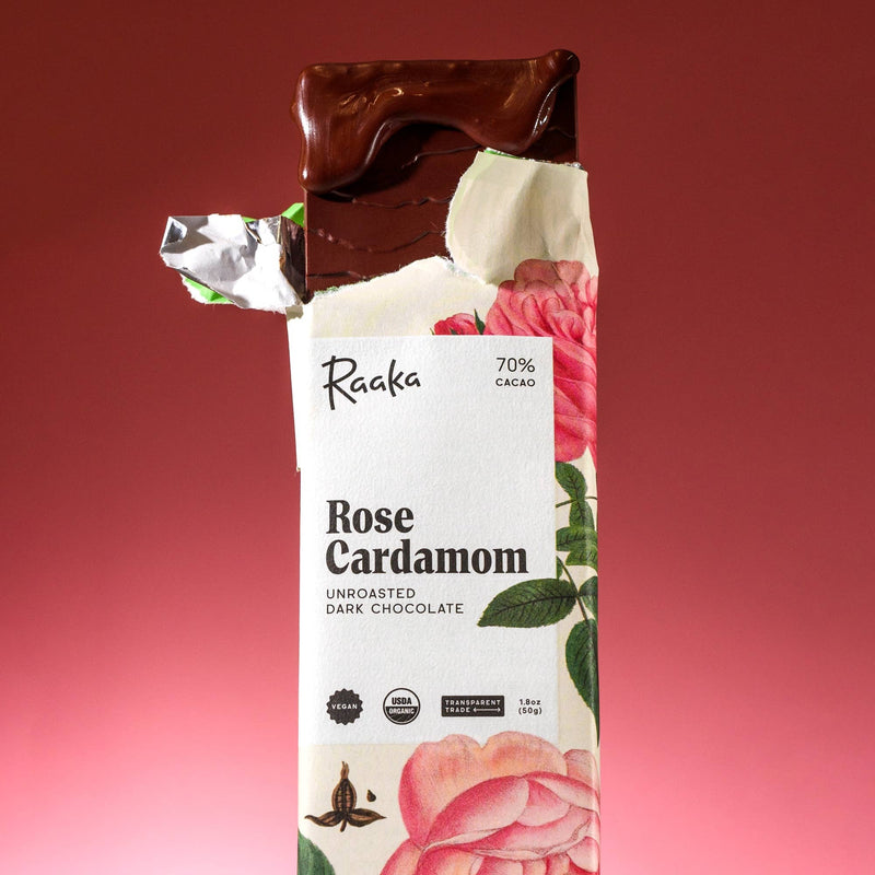 70% Rose Cardamom Bar - Valentine&