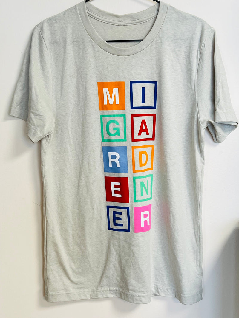 MIgardener Letter Block T-Shirt