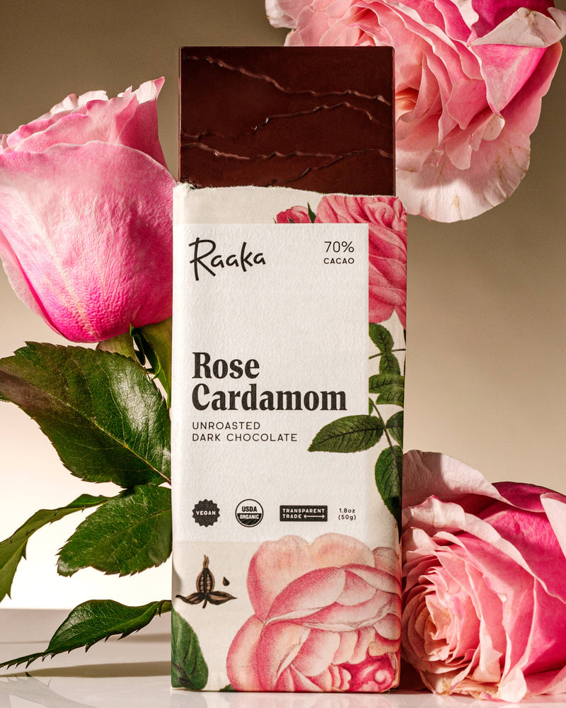70% Rose Cardamom Bar - Valentine&