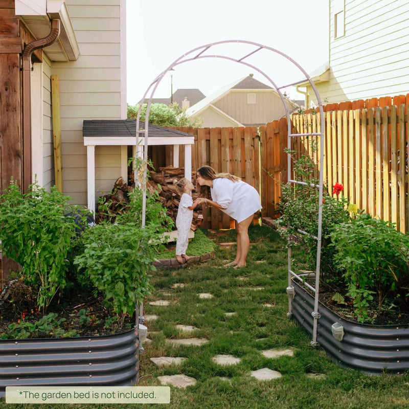 Arched Trellis System by Vego Garden