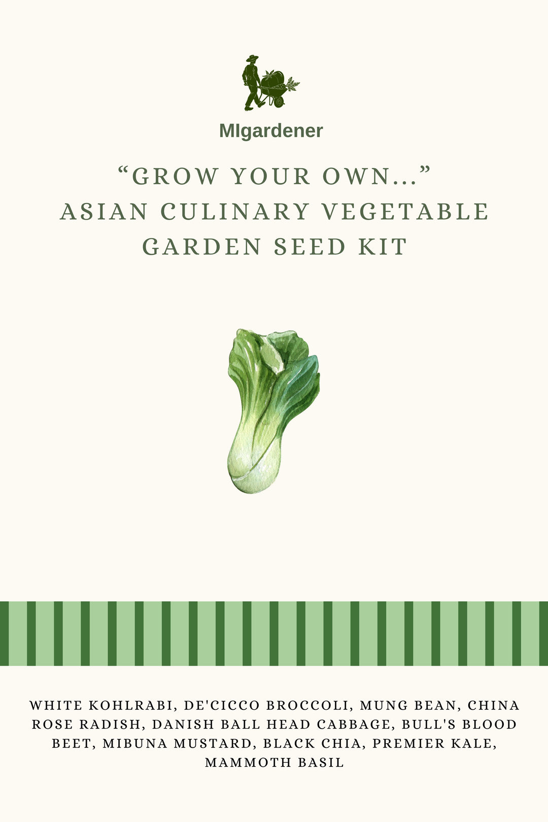 asian vegetable garden seeds Grow Your Own Asian Culinary Vegetable Kit