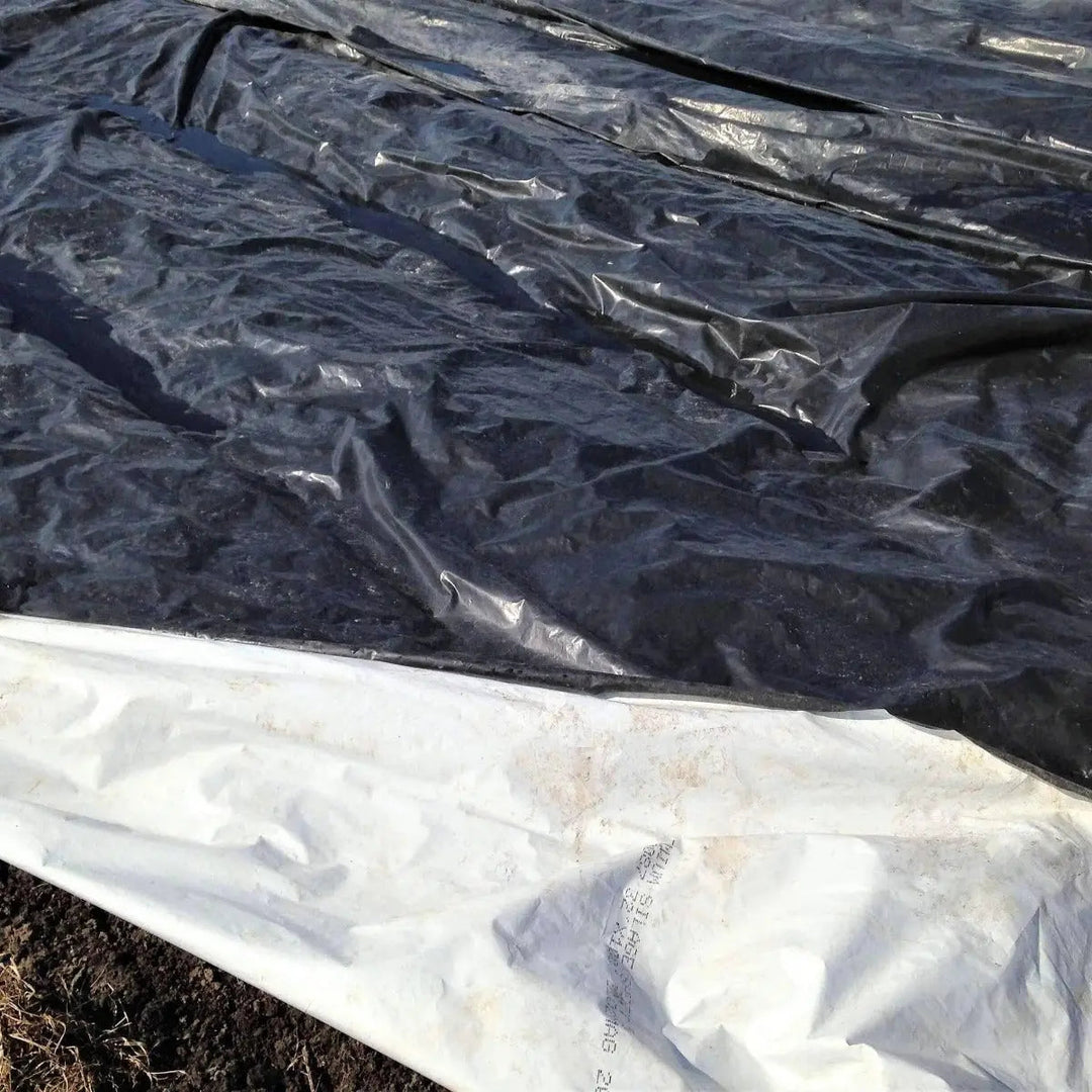 weed tarps Silage Tarp - 6 mil Reversible Black & White
