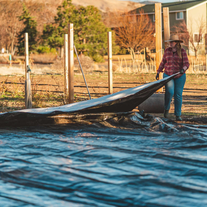 Silage Tarp - 6 mil Reversible Black &amp; White