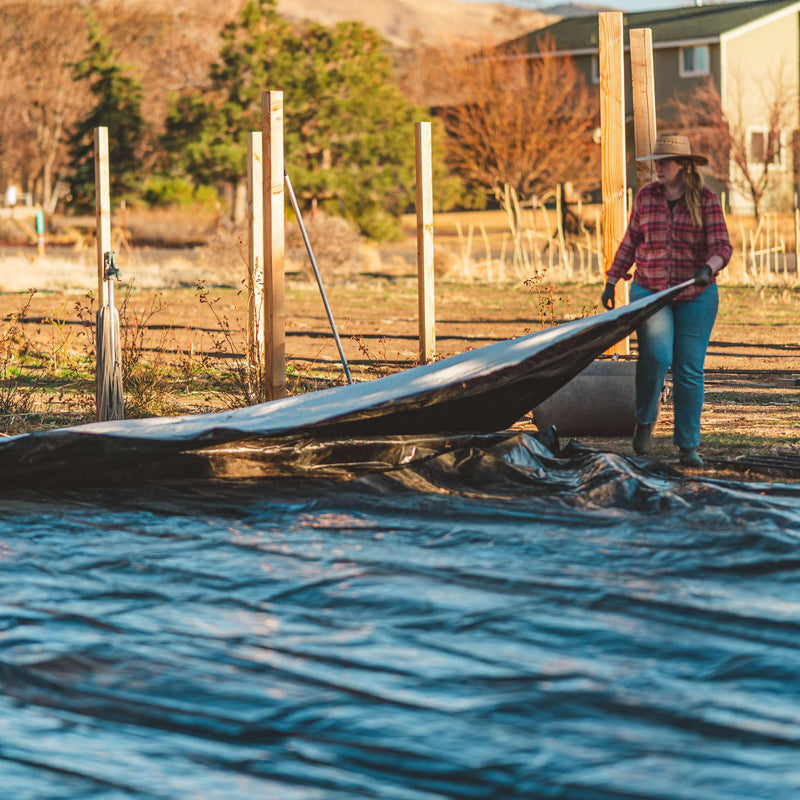 Silage Tarp - 6 mil Reversible Black & White