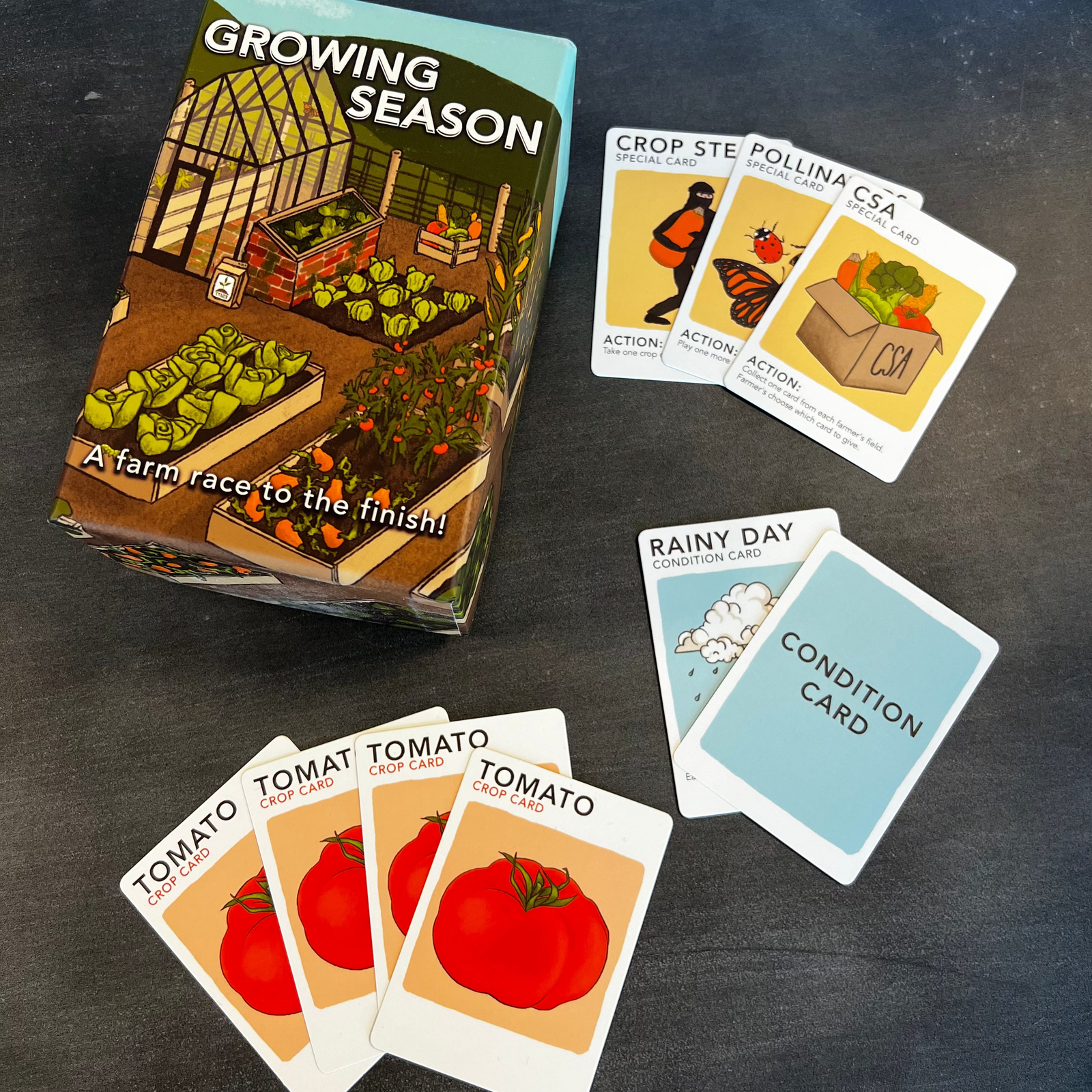 planting seeds game Growing Season Card Game: A Farm Race To The Finish