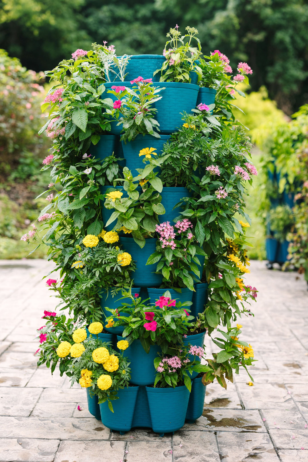 7 Tier GreenStalk Garden Leaf Vertical Planter - Basket Weave Texture