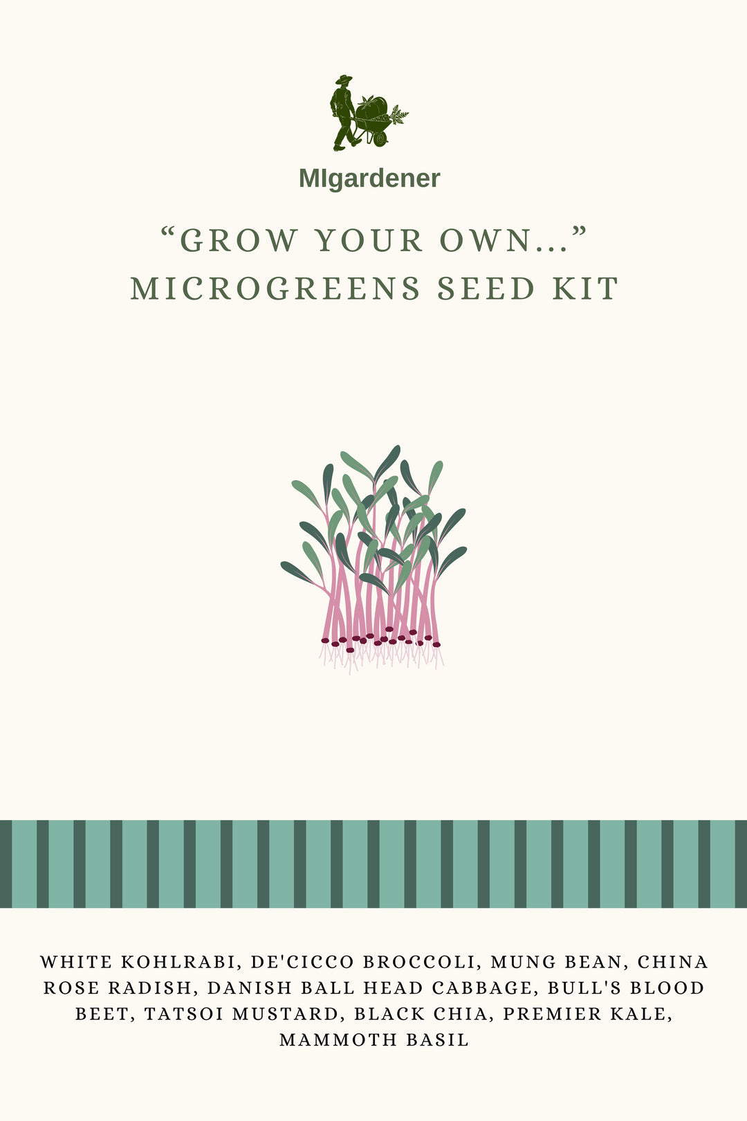 Grow Your Own Microgreen Seeds Kit
