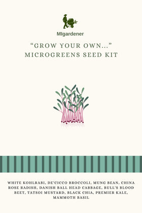 Grow Your Own Microgreen Seeds Kit