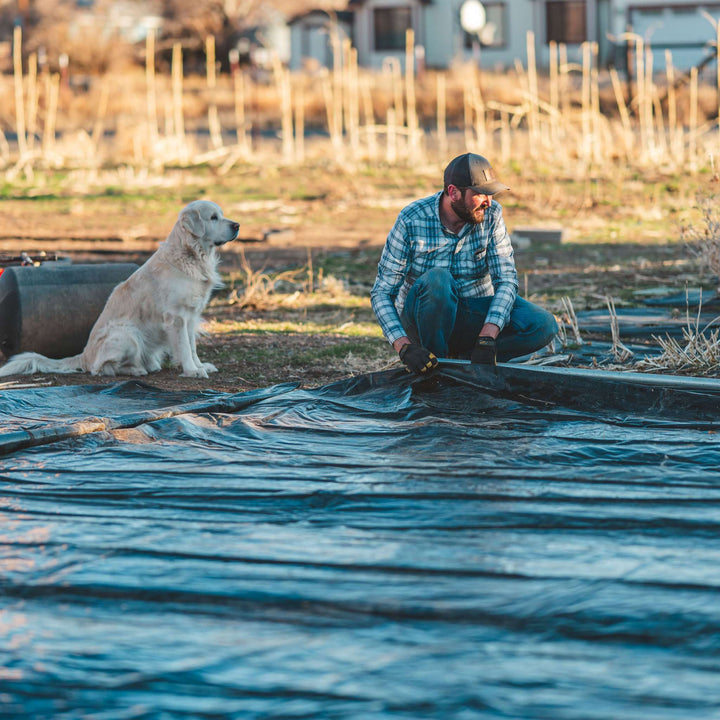 Silage Tarp - 6 mil Reversible Black &amp; White