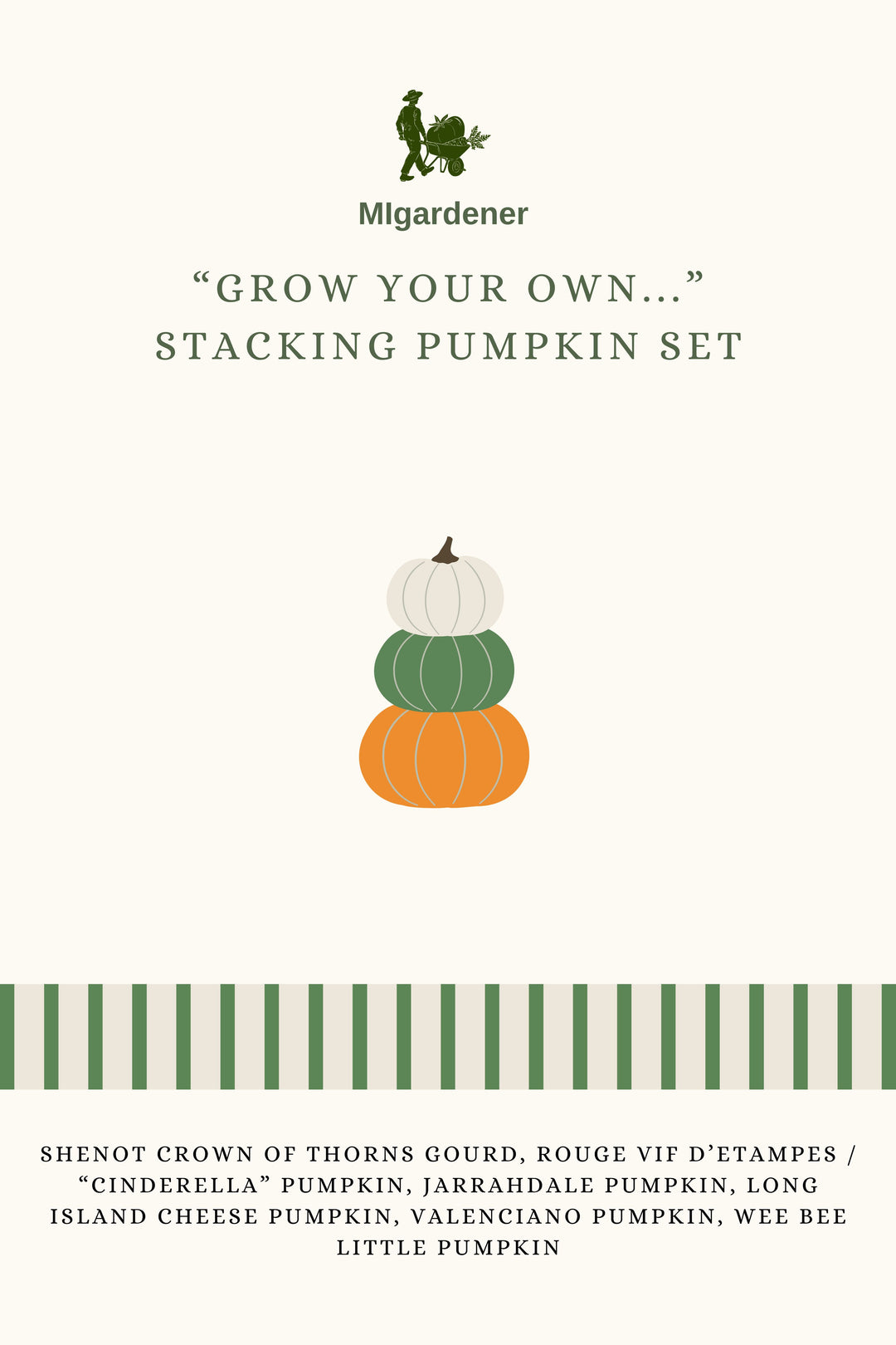 Grow Your Own Stacking Pumpkins Kit