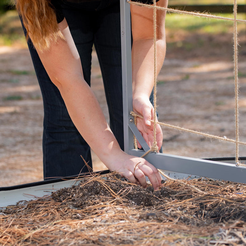 Metal Frame String Trellis