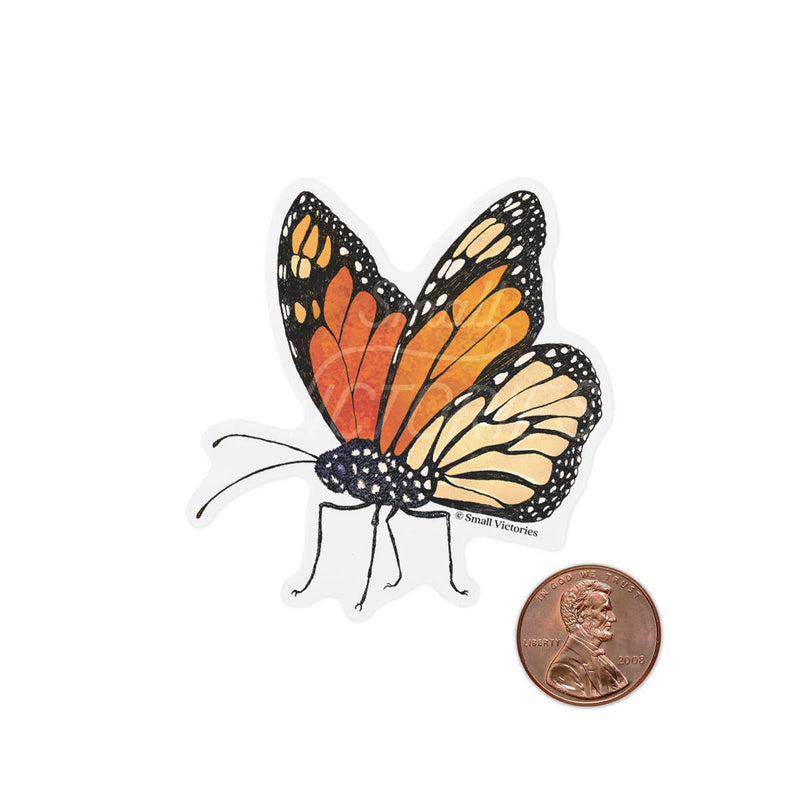 Eco-Sticker: Monarch Butterfly