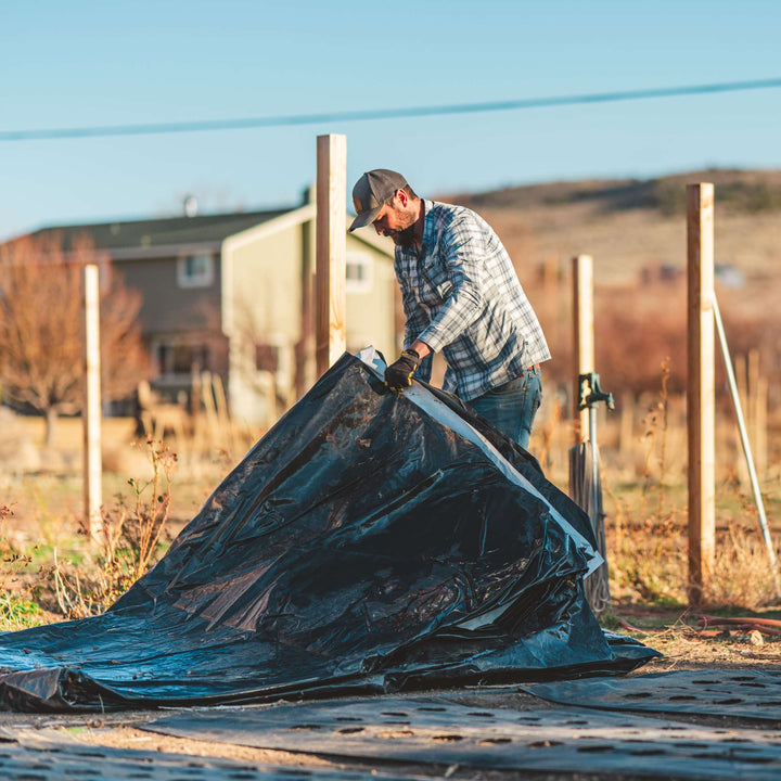 Silage Tarp - 6 mil Reversible Black &amp; White