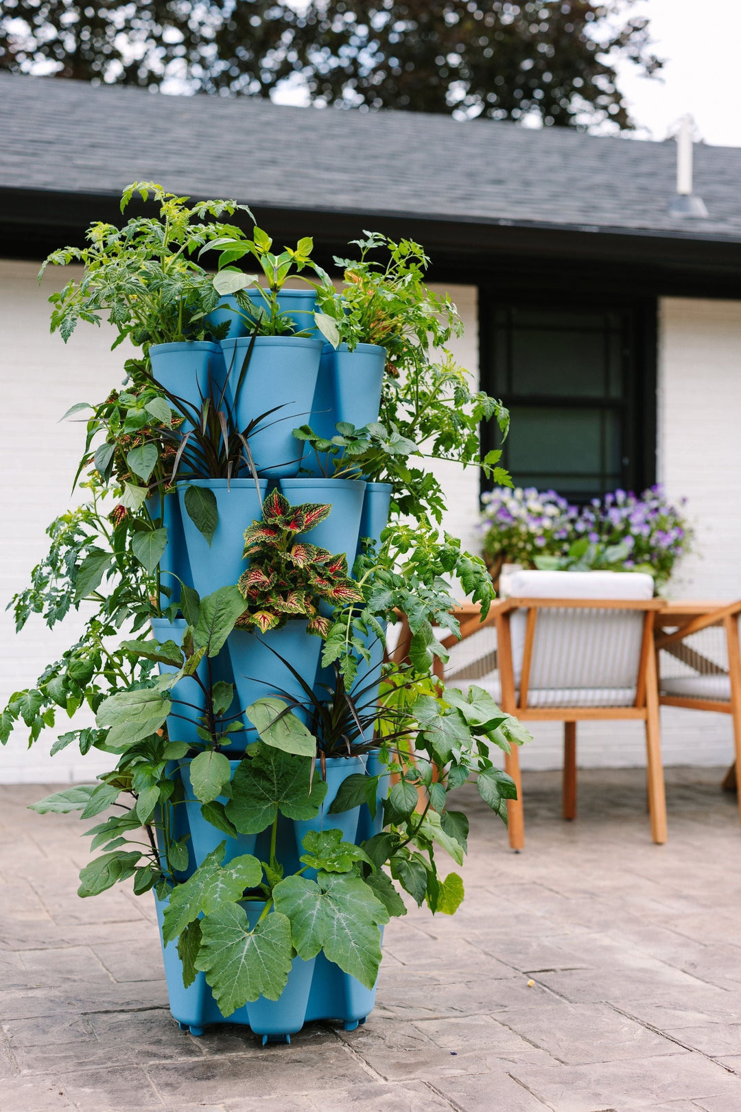 5 Tier GreenStalk Garden Original Vertical Planter - Basic Texture