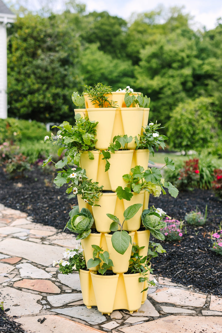 5 Tier GreenStalk Garden Original Vertical Planter - Basic Texture