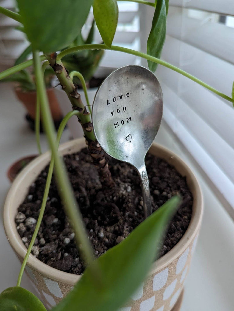 Metal Tablespoon Plant Markers