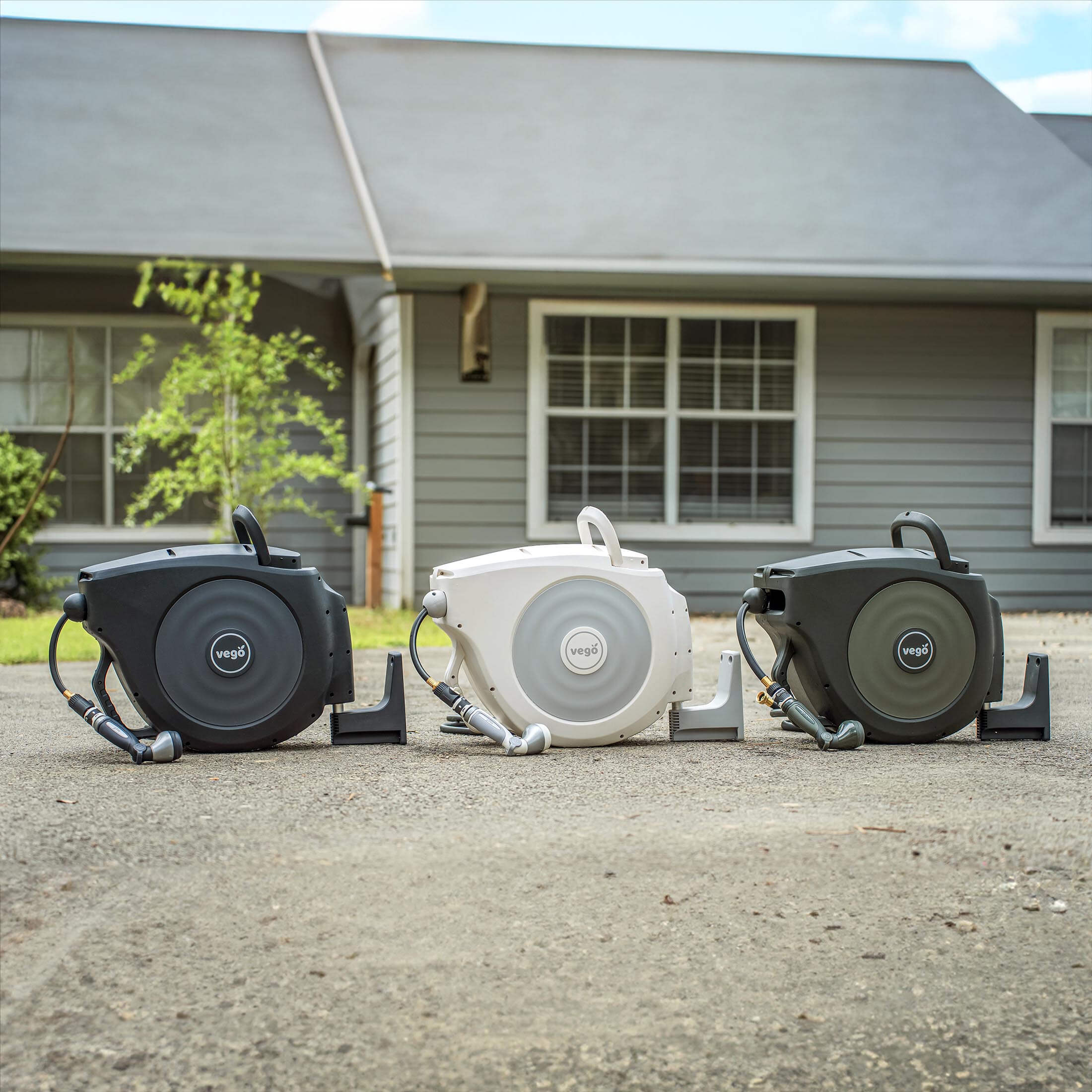 Vego Garden Hi-Flow Retractable Hose Reel - Thumbnail 5