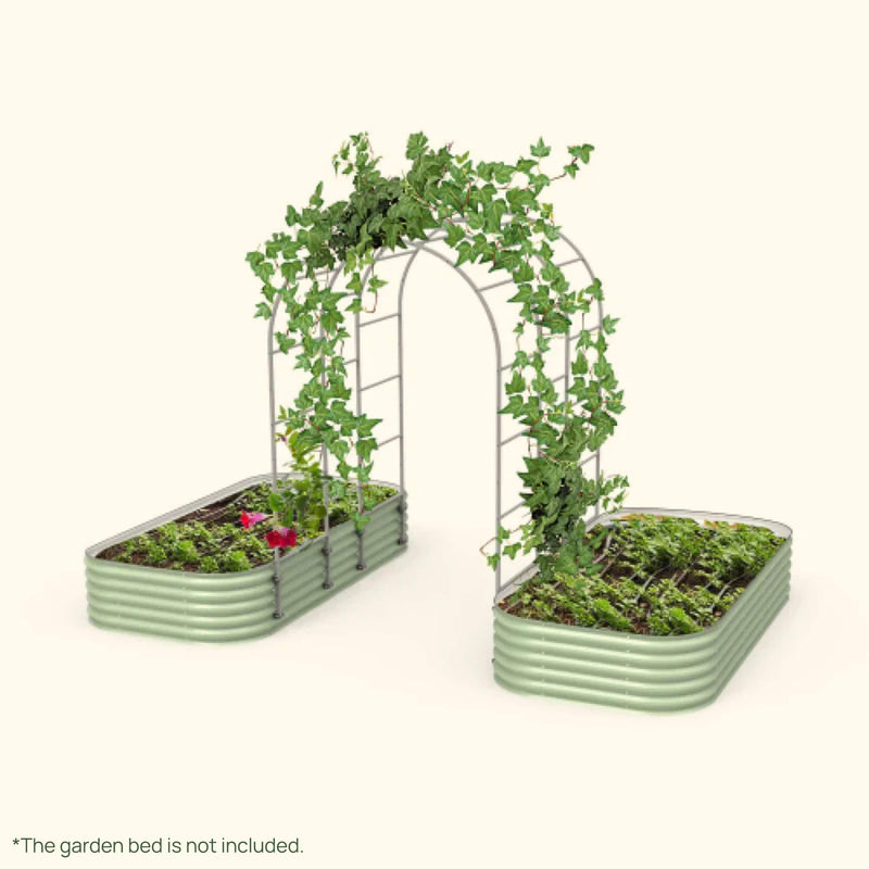 Arched Trellis System by Vego Garden