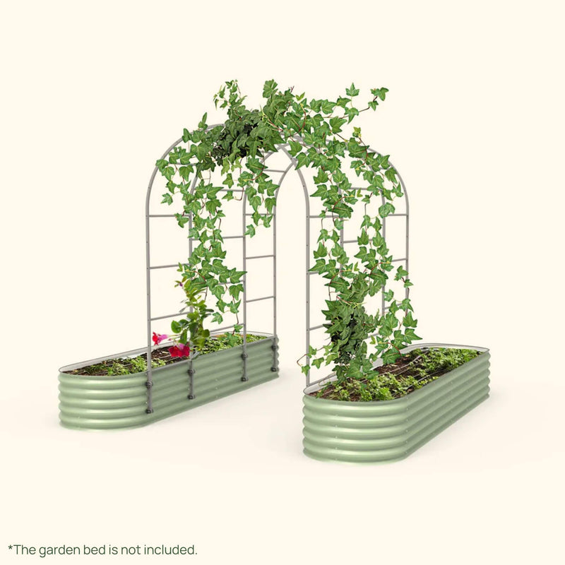 Arched Raised Bed Trellis System