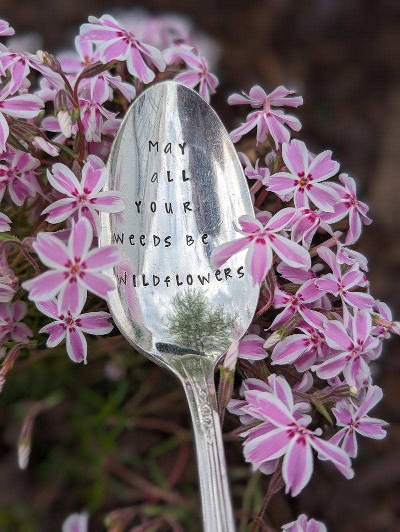 Metal Tablespoon Plant Markers