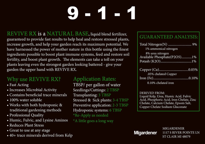 Revive Rx Card Revive Rx – MIgardener