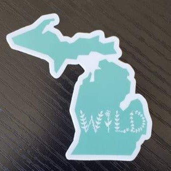 Michigan Wild Mint State Sticker